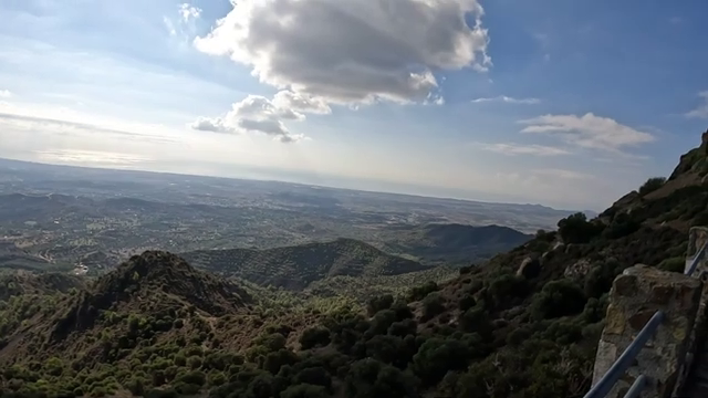 View from Stavrovouni Monastery
