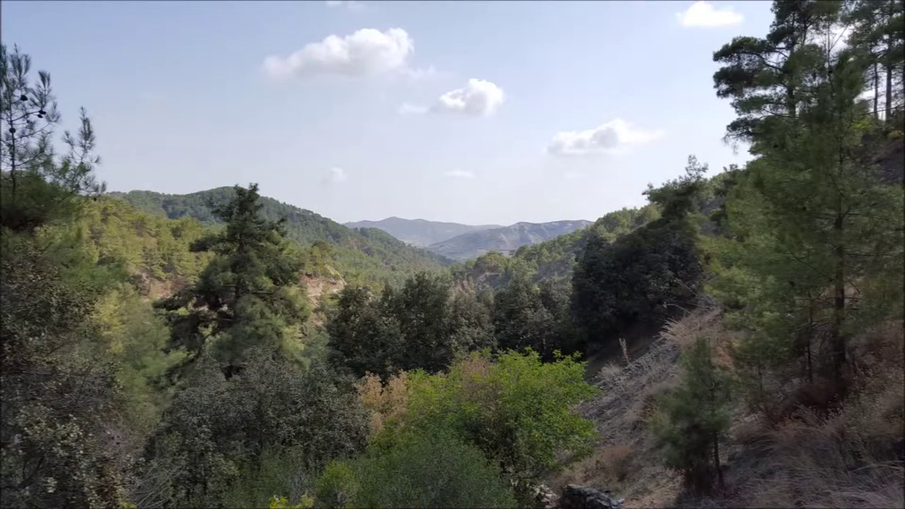 View from the Village of Arsos, Limassol District, Cyprus