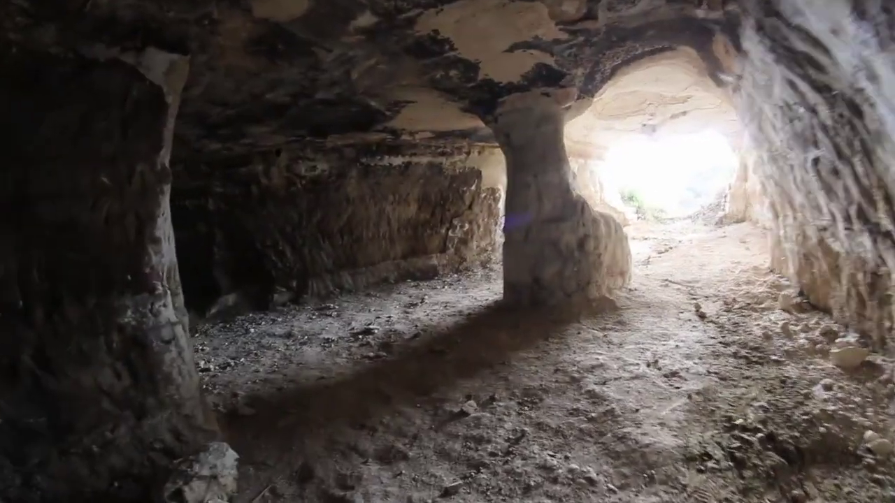 Vouni, Cyprus: Inside Moulos Cave