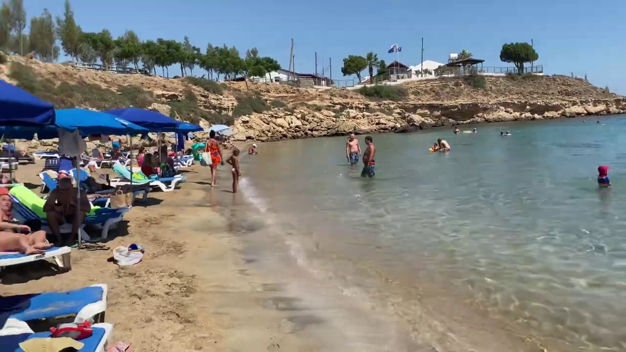 Walking along Kapparis (MMAD/Fireman's) Beach