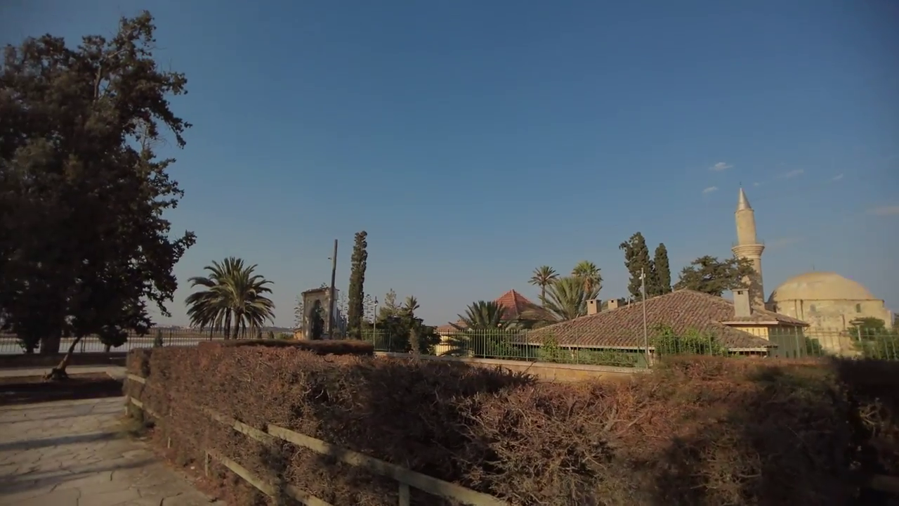 Walking Towards Hala Sultan Tekke