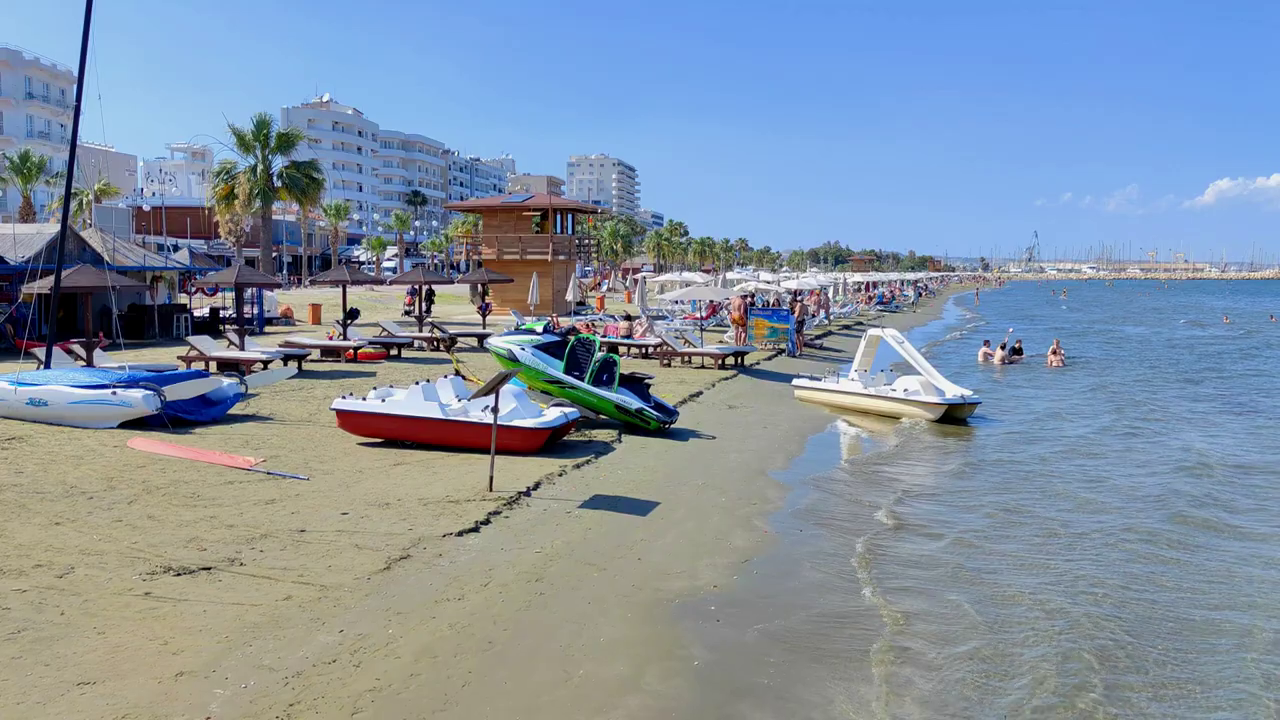 Watersports in Finikoudes, Larnaca